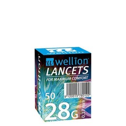 Wellion Lancets for Maximum Comfort 28G Σκαρφιστήρες 0,37mm, 50 τεμάχια