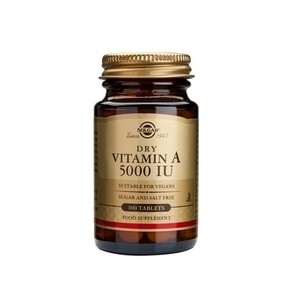 Solgar Vitamin A 5000IU 100 Tablets