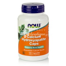 Now Calcium Hydroxyapatite - Οστεοπόρωση, 120 caps