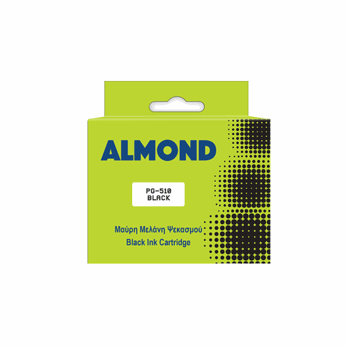 ALMOND INK ΣΥΜΒΑΤΟ ΜΕ CANON #PG-510 BLACK 12ml (A)