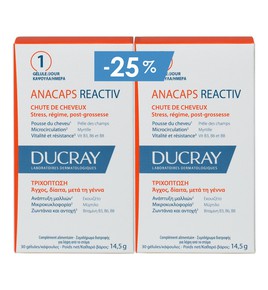 DUCRAY PROMO(-25%) ANACAPS REACTIV 2X30CAPS