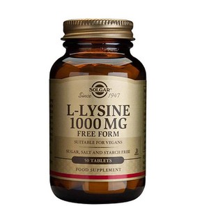 Solgar L-Lysine 1000mg 50 Tablets