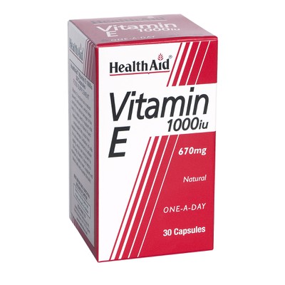 HEALTH AID Vitamin E 1000I.U. 30caps