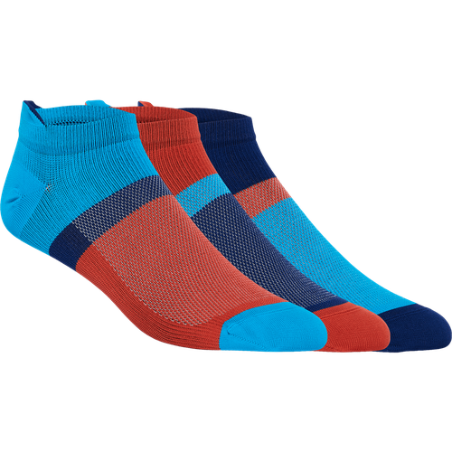 Asics Unisex 3Ppk Color Block Ankle Sock (3033B560
