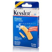 Kessler Elastic Strips Normal (19 x 72mm) - Αυτοκόλλητα Strips, 10 τμχ.