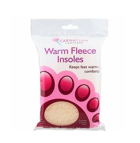 Carnation Warm Fleece Insoles Winter Insoles, 1 Pa
