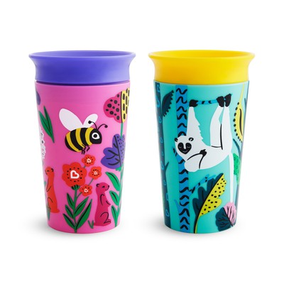 Munchkin 2 Miracle 360° Deco Sippy Cups 266ml - Le