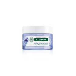Klorane Cornflower Water Cream Moisturizing Day Cream For Face & Neck With Hyaluronic Acid 50ml