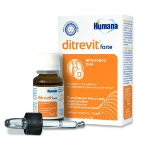 Humana Ditrevit Forte Food Supplement D3 DHA, 15ml