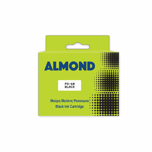 ALMOND INK ΣΥΜΒΑΤΟ ΜΕ CANON #PG-40 BLACK 16ml (A) 