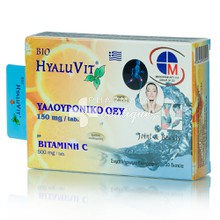 Medichrom Hyaluvit Υαλουρονικό Οξύ 150mg & Vitamin C 500mg, 30 tabs