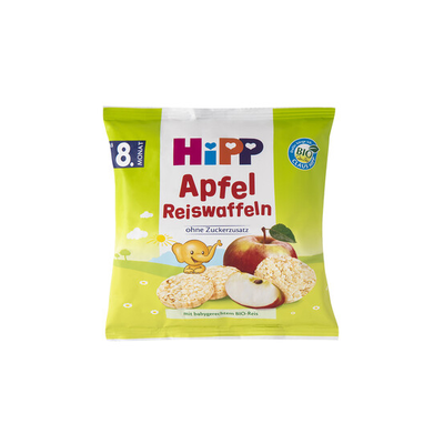 HIPP Bio Kids Apple Rice Wafers From 8 Months 30g