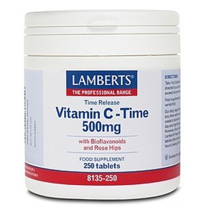 Lamberts Vitamin C 500mg Time Release 250 Tablets 