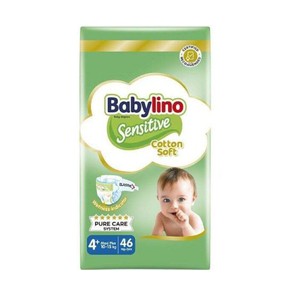 Babylino Sensitive Cotton Soft No4+ (10-15 Kg), 46