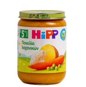 Hipp Βρεφικό Γεύμα Μεσογειακών Λαχανικών Βιολογική