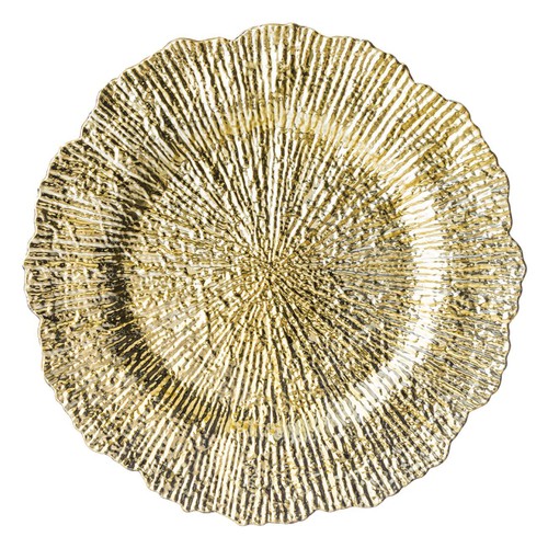 Pjatance e rrumbullaket gold 32.5 cm