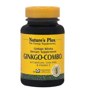 Nature's Plus Ginkgo Combo, 60 Φυτικές Κάψουλες
