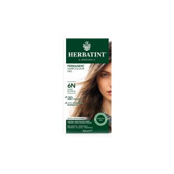 Herbatint Permanent Haircolor Gel 6N Herbal Hair Dye Dark Blonde 150ml