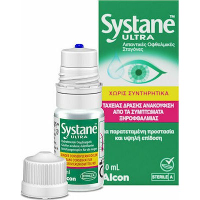 SYSTANE Ultra Λιπαντικές Οφθαλμικές Σταγόνες 10ml