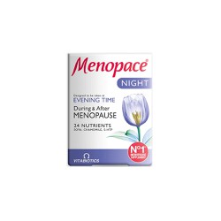 Vitabiotics Menopace Night Συμπλήρωμα Διατροφής Για Την Εξάλειψη Των Νυχτερινών Συμπτωμάτων Της Εμμηνόπαυσης 30 ταμπλέτες