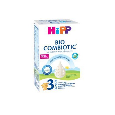 HIPP Bio Combiotic Metafolin Junior Βρεφικό Βιολογικό Γάλα Σε Σκόνη Με Φυσικούς Γαλακτοβάκιλλους No3 Από Τον 12ο Μήνα 600g