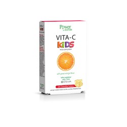 Power Health Vita–C Kids Συμπλήρωμα Διατροφής Με Βιταμίνη C Για Παιδιά Με Stevia 30 μασώμενα δισκία