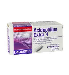 LAMBERTS ACIDOPHILUS EXTRA 4 30 CAPS 