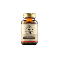 Solgar Coenzyme Q10 60mg Nutritional Supplement To Boost Energy 60 Herbal Capsules