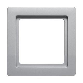 Berker Q.1 Πλαίσιο 1 Θέσης White Aluminium 1011608