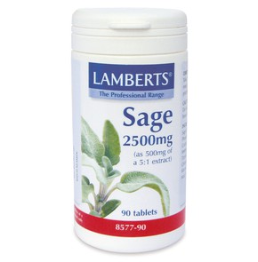 Lamberts Sage 2500mg 90 Tablets