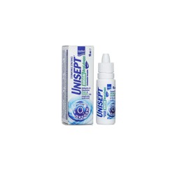 Intermed Unisept Buccal Oromucosal Drops Mouth Drops For Cleaning Healing & Relief of Ulcers & Wounds 15ml