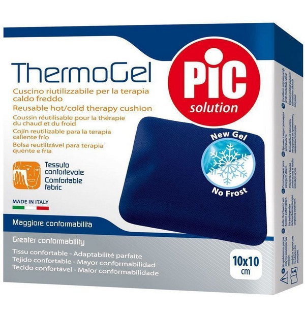 PIC SOLUTION ThermoGel Reusable Hot/Cold Therapy Cushion Κομπρέσα Μαξιλαράκι Θερμοθεραπείας/Κρυοθεραπείας 10x10cm, 1 τεμάχιο