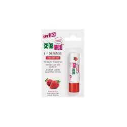 Sebamed Lip Defense Strawberry SPF30 Protective & Emollient For Damaged Lips 4.8gr