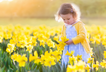 Toddler and spring