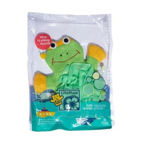 Lifoplus Children's Bath Sponge Frog, 1pc