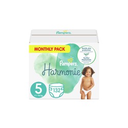 Pampers Harmonie Monthly Pack Size 5 (11-16kg) 132 diapers