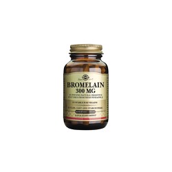 Solgar Bromelain 300mg Βρομελαΐνη Φυσικό Πεπτικό Ένζυμο Που Βοηθά Στην Βελτίωση Της Πέψης 60 φυτικές κάψουλες