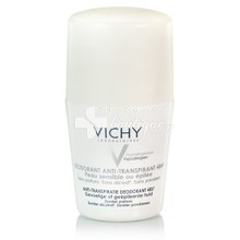 Vichy Deodorant Anti-Transpirant 48H - Ευαίσθητες Αποτριχωμένες Επιδερμίδες, 50ml
