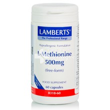 Lamberts L-METHIONINE 500mg, 60caps (8318-60)