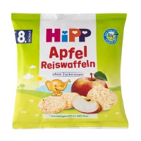 Hipp Ρυζογκοφρετάκι Μήλου - Σνάκ Για Μωρά Από Τον 