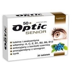 Uplab Optic Senior 50+ Nutritional Supplement To Protect Eye Health 30 tablets