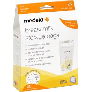 Medela Breast Milk Storage Bags, 25pcs