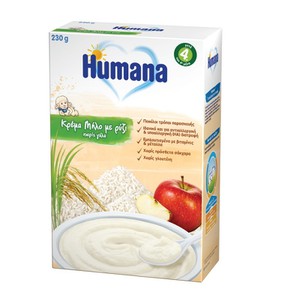 Humana Apple Cream With Rice without milk 230g