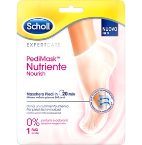 Scholl PediMask Nutriente Nourish 0% Foot Mask,1 p