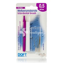 Doft Interdental Brush 0,5mm - Μεσοδόντια, 12τμχ.