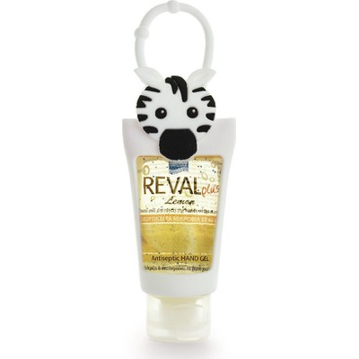 INTERMED Reval Plus Antiseptic Hand Gel Zebra Case Lemon Αντισηπτικό Χεριών Ζέβρα Με Άρωμα Λεμόνι  30ml