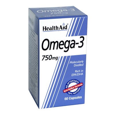 HEALTH AID Omega- 3 750mg 60caps