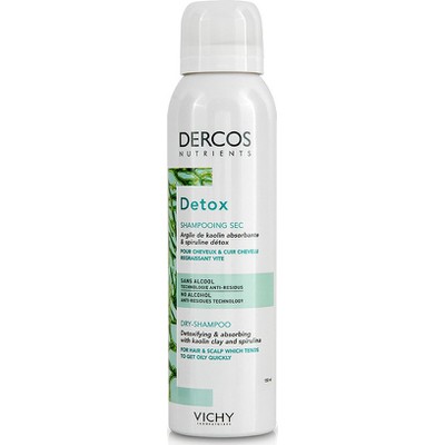 VICHY Dercos Nutrients Detox Ξηρό Σαμπουάν Για Βαθύ Καθαρισμό, Για Όλους Τους Τύπους Μαλλιών 150ml