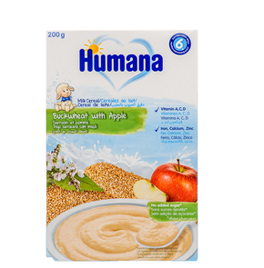 Humana Κρέμα Δημητριακών με Φαγόπυρο και Μήλο από 