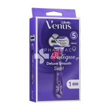 Gillette Venus Deluxe Smooth Swirl - Γυναικεία Μηχανή + 1 Ανταλλακτικό